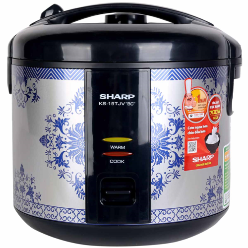 Nồi Cơm Điện Sharp KS-19TJV "BC" 1.8 lít